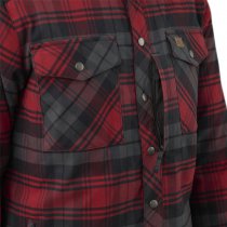 Helikon-Tex Winter Warden Shirt - Slate Crimson Plaid - 3XL