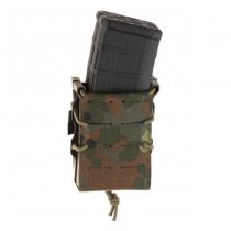 Templars Gear Double Fast Rifle Magazine Pouch - Flecktarn