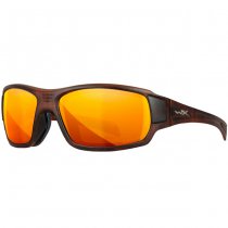 Wiley X WX Breach Captivate Polarized Bronze Mirror - Brown