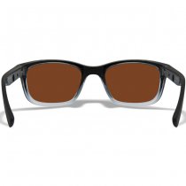 Wiley X WX Helix Captivate Polarized Bronze Mirror - Black