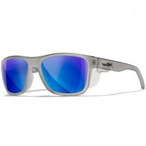 Wiley X WX Ovation Captivate Polarized Blue Mirror - Transparent