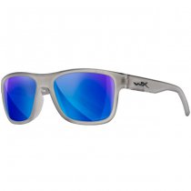 Wiley X WX Ovation Captivate Polarized Blue Mirror - Transparent