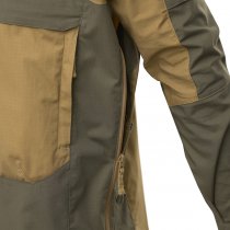 Helikon-Tex Tracer Anorak Jacket - Polycotton Stretch Ripstop - Coyote / Taiga Green - M