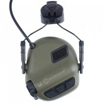 Earmor M31H PLUS Hearing Protection Ear-Muff Helmet Version - Foliage Green