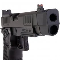 T8 Staccato P 2011 & Compensator Gas Blow Back Pistol - Black