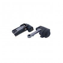 BJ TAC KAC 300 Style Folding Sight Set - Black