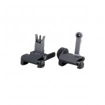 BJ TAC KAC 300 Style Folding Sight Set - Black