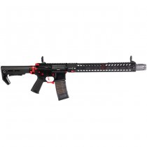 Cyma Strike Industries AR Strike Raider Gas Blow Back Rifle 15.5 Inch - Black / Red