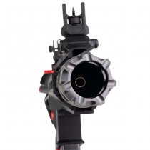 Cyma Strike Industries AR Strike Raider PDW Gas Blow Back Rifle 7 Inch - Black / Red