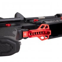 Cyma Strike Industries AR Strike Raider PDW Gas Blow Back Rifle 7 Inch - Black / Red