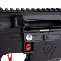 Cyma Strike Industries AR Strike Raider PDW Gas Blow Back Rifle 7 Inch - Black / Red