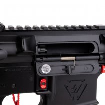 Cyma Strike Industries AR Strike Raider SBR Gas Blow Back Rifle 10 Inch - Black / Red