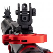 Cyma Strike Industries AR Strike Raider SBR Gas Blow Back Rifle 10 Inch - Black / Red