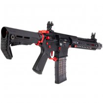 Cyma Strike Industries AR Strike Raider SBR Gas Blow Back Rifle 10 Inch - Black / Red