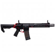 Cyma Strike Industries AR Strike Raider SBR Gas Blow Back Rifle 10 Inch - Black / Red