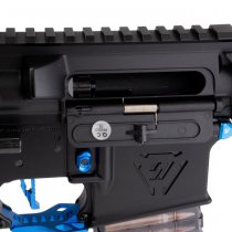 Cyma Strike Industries AR Strike Raider SBR Gas Blow Back Rifle 4 Inch - Black / Blue