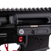 Cyma Strike Industries AR Strike Raider SBR Gas Blow Back Rifle 4 Inch - Black / Red