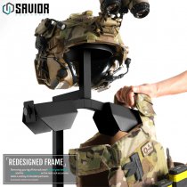 Savior Equipment H.A.B Rack 2.0 Tactical Gear Stand & Rifle Rack - Black