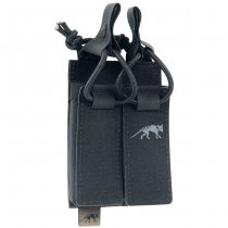 Tasmanian Tiger Double Pistol Magazine Pouch Velcro - Black