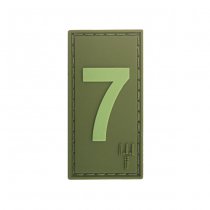 Pitchfork Number 7 Patch - Olive