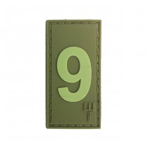 Pitchfork Number 9 Patch - Olive