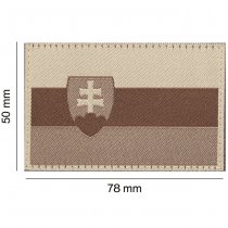 Clawgear Slovakia Flag Patch - Desert