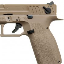 KJ Works KP-13F TBC Full Auto Gas Blow Back Pistol - Tan