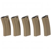 Specna Arms M4 300rds Metal Magazine Set - Sand