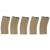 Specna Arms M4 300rds Metal Magazine Set - Sand