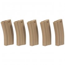 Specna Arms M4 140rds Polymer Magazine Set - Tan