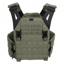 Warrior Low Profile Carrier Solid Sides V1 - Ranger Green - L