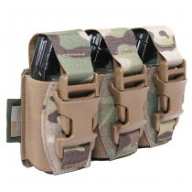 Warrior Laser Cut Triple 40mm Flash Bang Pouch - Multicam