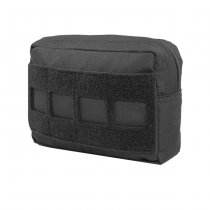 Warrior Laser Cut Small Horizontal Utility Pouch - Black