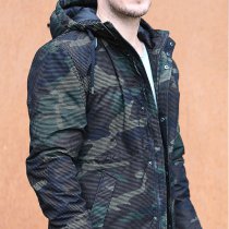 Brandit Grid-Camo Parka - Woodland - L