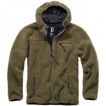 Brandit Teddyfleece Worker Jacket - Olive - M