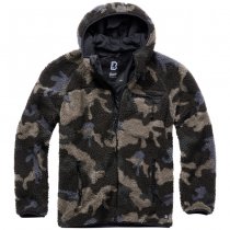 Brandit Teddyfleece Worker Jacket - Dark Camo - L