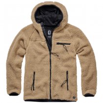 Brandit Teddyfleece Worker Jacket - Camel - 3XL