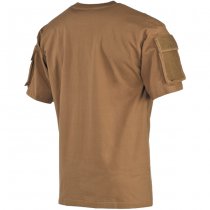 MFH Tactical T-Shirt Sleeve Pockets - Coyote - L