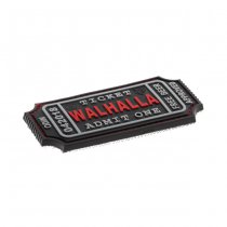 JTG Large Walhalla Ticket Rubber Patch - Blackmedic