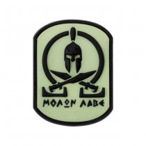 JTG Molon Labe Rubber Patch - Glow Back