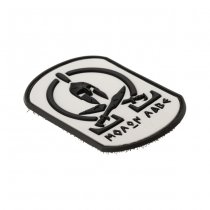 JTG Molon Labe Rubber Patch - White