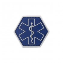 JTG Paramedic Hexagon Rubber Patch - Blue