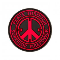 JTG Peace Rubber Patch - Blackmedic