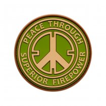 JTG Peace Rubber Patch - Multicam