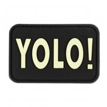 JTG YOLO Rubber Patch - Glow in the Dark