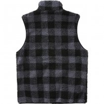 Brandit Teddyfleece Vest Men - Black / Grey - 5XL