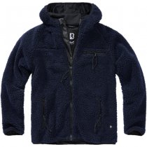 Brandit Teddyfleece Worker Jacket - Navy - XL