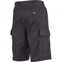 MFH BW Moleskin Bermuda Shorts - Black Stonewashed - S