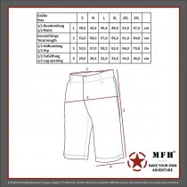 MFH BW Bermuda Shorts Side Pockets - Operation Camo - M