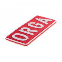 JTG ORGA Rubber Patch - Red